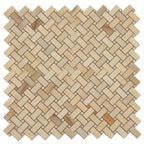 Emporio Soft Peach Onyx Porcelain Mosaic Tile | Tile Club