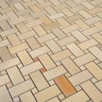 Emporio Soft Peach Onyx Porcelain Mosaic Tile | Tile Club