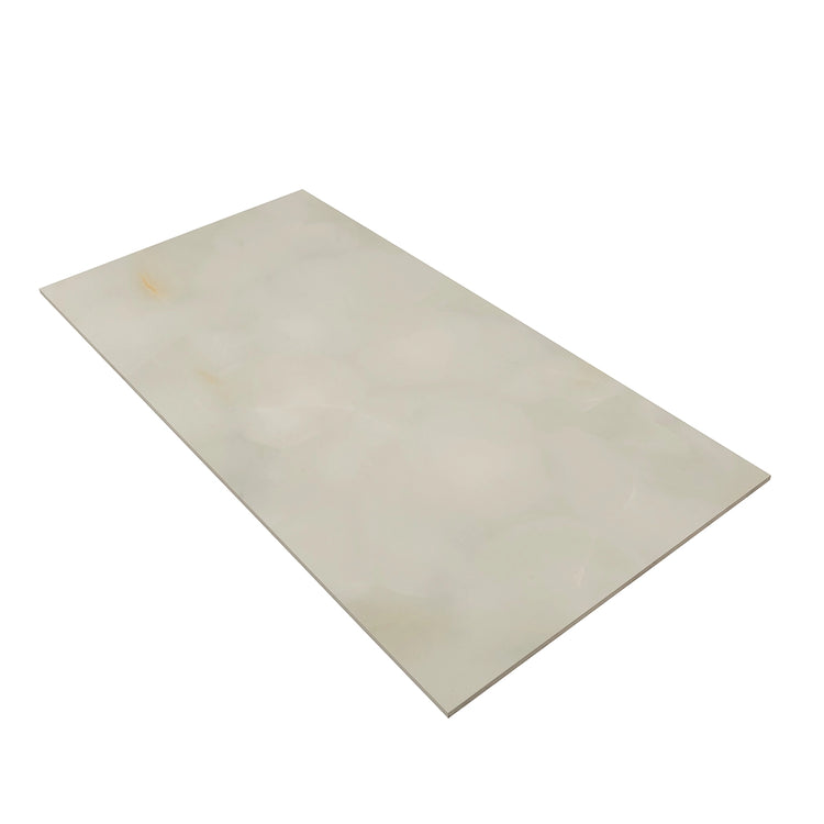 Emporio Soft White Onyx Large Format Porcelain Tile 24x48 | Tile Club