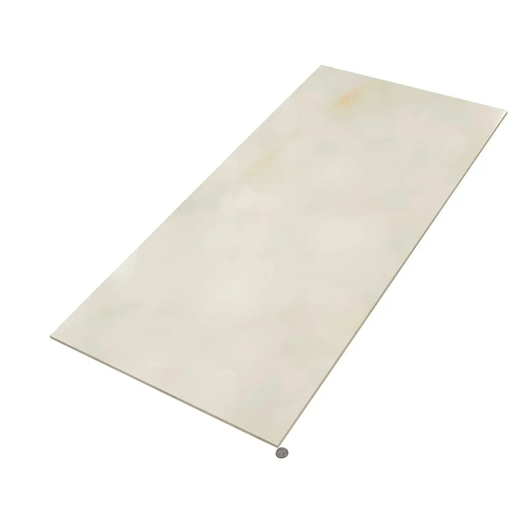 Emporio Soft White Onyx Large Format Porcelain Tile 24x48 | Tile Club