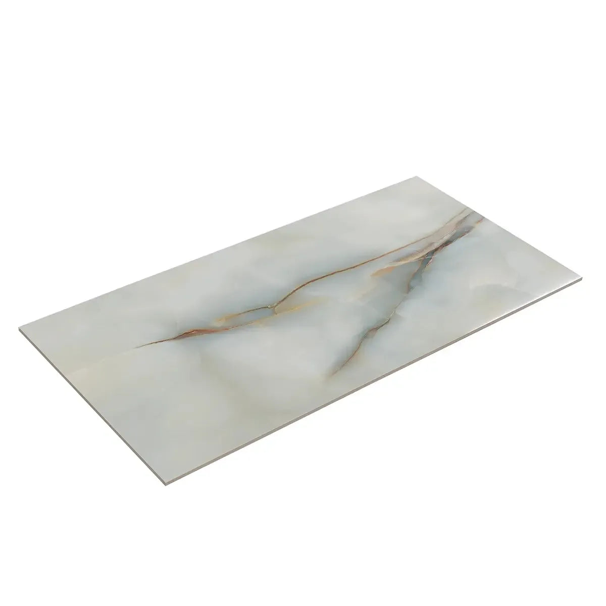 Emporio Soft Blue Onyx Large Format Porcelain Tile 24x48 | Tile Club