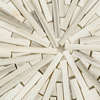 Santorini Beige Spoke Hexagon Marble Mosaic Tile | Tile Club