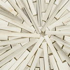 Santorini Beige Spoke Hexagon Marble Mosaic Tile | Tile Club