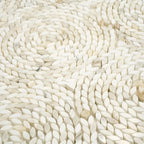 Santorini Calacatta Gold Swirled Petals Marble Mosaic Tile | Tile Club
