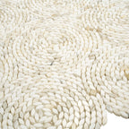 Santorini Calacatta Gold Swirled Petals Marble Mosaic Tile | Tile Club