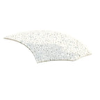 Santorini Blue & White Wave Marble Mosaic Tile | Tile Club