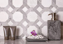 Thassos And Carrara Weaved Octagon Marble Mosaic Tile | Tile Club
