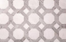 Thassos And Carrara Weaved Octagon Marble Mosaic Tile | Tile Club