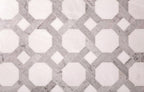 Thassos And Carrara Weaved Octagon Marble Mosaic Tile | Tile Club