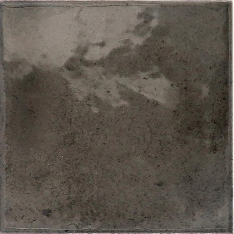 Luna Black 4x4 Ceramic Square Tile | Tile Club