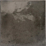 Luna Black 4x4 Ceramic Square Tile | Tile Club