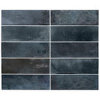 Luna Blue 2.5x8 Ceramic Subway Tile | Tile Club