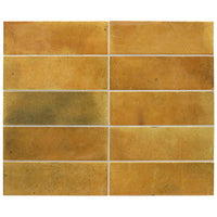 Luna Arc Caramel 2.5x8 Ceramic Subway Tile