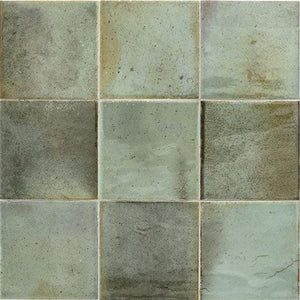 Luna Celadon 4x4 Ceramic Square Tiles