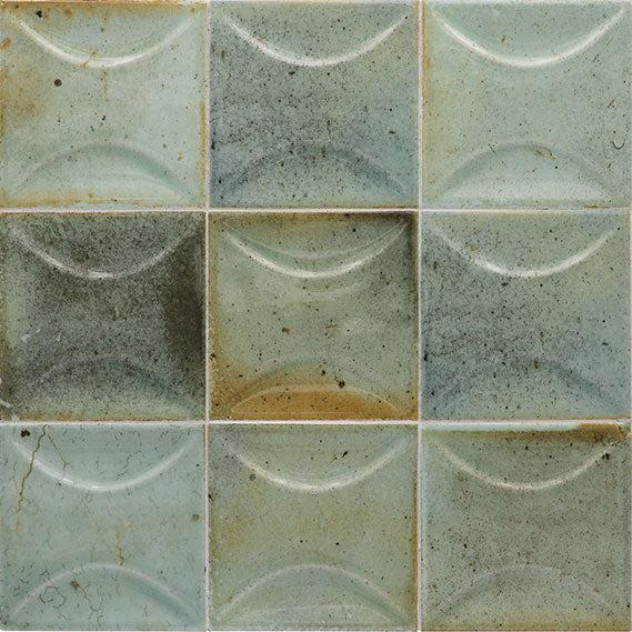 Luna Arc Celadon 4x4 Ceramic Square Tiles