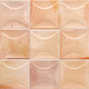 Luna Arc Pink 4x4 Ceramic Square Tile | Tile Club
