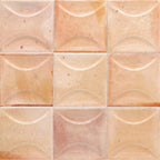 Luna Arc Pink 4x4 Ceramic Square Tile | Tile Club
