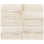 Luna Arc White 2.5x8 Ceramic Subway Tile | Tile Club