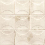 Luna Arc White 4x4 Ceramic Square Tiles