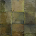 Luna Olive 4x4 Ceramic Square Tile | Tile Club