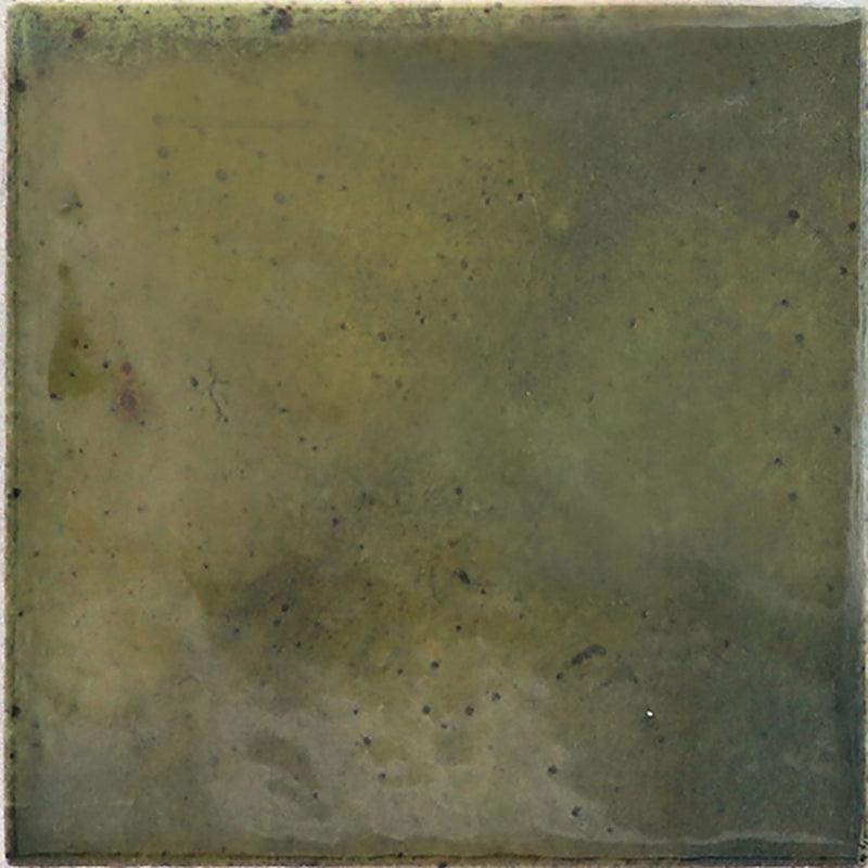 Luna Olive 4x4 Ceramic Square Tile | Tile Club