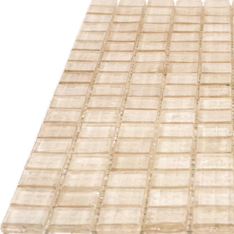Clear Shine Squares Glass Tile | Tile Club