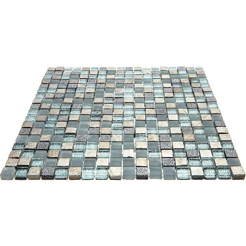 Eclectic Quartz Micro Square Mosaic Tile