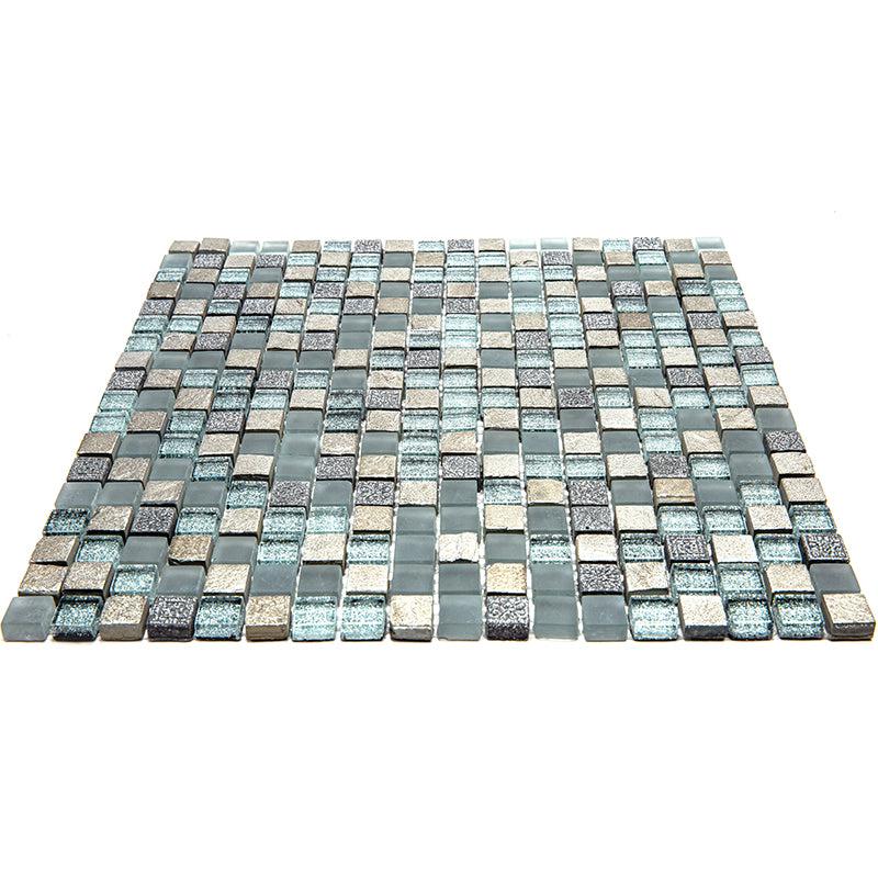 Eclectic Quartz Micro Square Mosaic Tile | Tile Club