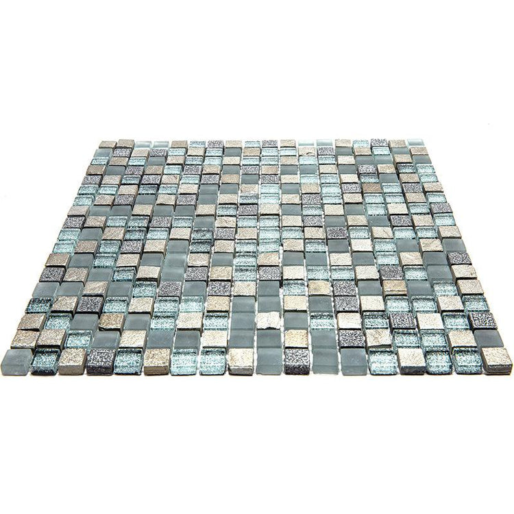 Eclectic Quartz Micro Square Mosaic Tile | Tile Club