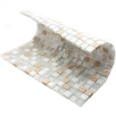 Eclectic White Micro Square Mosaic Tile | Tile Club
