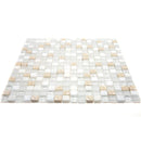 Eclectic White Micro Square Mosaic Tile | Tile Club