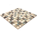 Eclectic Travertine Square Mosaic Tile | Tile Club
