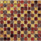 Eclectic Firehouse Square Mosaic Tile | Tile Club