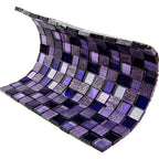 Eclectic Purple Square Mosaic Tile | Tile Club
