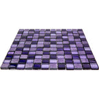 Eclectic Purple Square Mosaic Tile | Tile Club