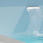 Light Blue Buttons Porcelain Penny Round Tile