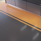 Matte Black Buttons Porcelain Penny Round Tile | Tile Club