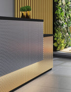 Metallic Silver Buttons Porcelain Penny Round Tile | Tile Club