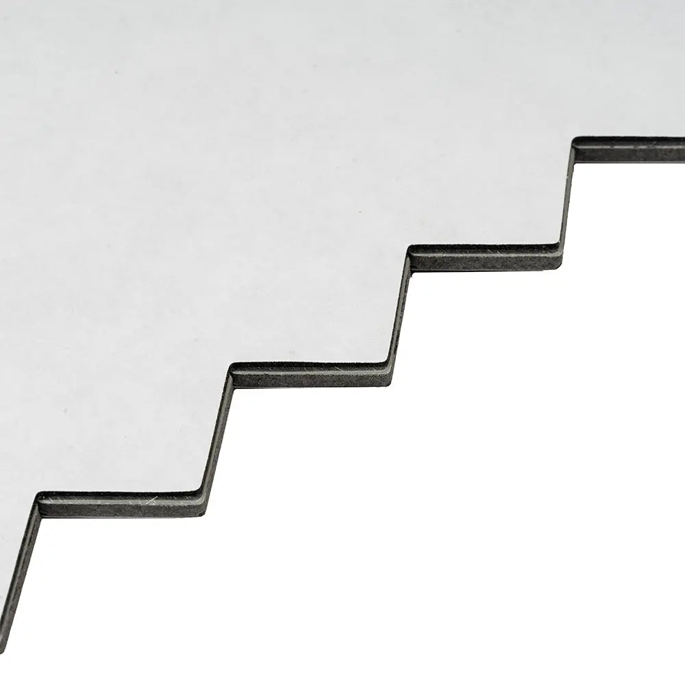 Silver, Grey and Black Picket Peel and Stick Tile | Tile Club