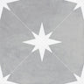 Starlight Gray and White Encaustic Porcelain Tile