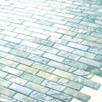 Coastal Dreams Brick Glass Mosaic Tile | Tile Club