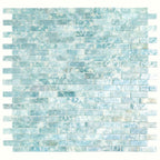 Coastal Dreams Brick Glass Mosaic Tile | Tile Club