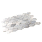 Champagne Dreams Hexagon Glass Mosaic Tile | Tile Club