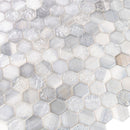 Champagne Dreams Hexagon Glass Mosaic Tile | Tile Club