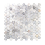 Champagne Dreams Hexagon Glass Mosaic Tile | Tile Club