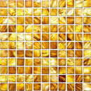 Gold Mother Of Pearl 1" Square Mosaic Tile | Tile Club