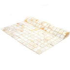 White Mother of Pearl 0 8" Square Mosaic Tile | Tile Club