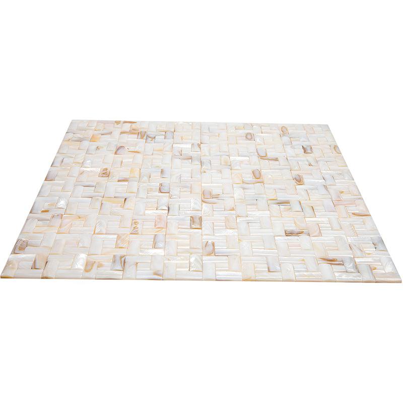 3D Weave Mother Of Pearl Mosaic Tile | Tile Club