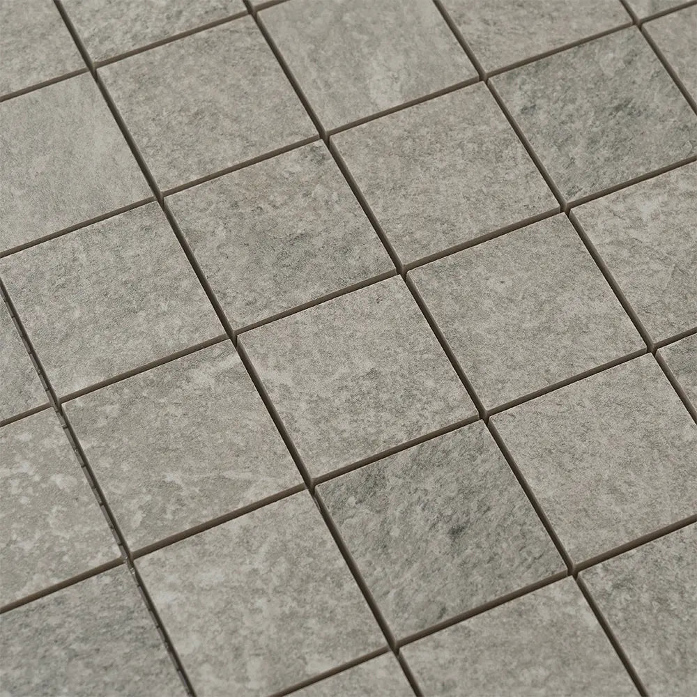 Lithia Gray Quartzite Look Porcelain Mosaic Tile