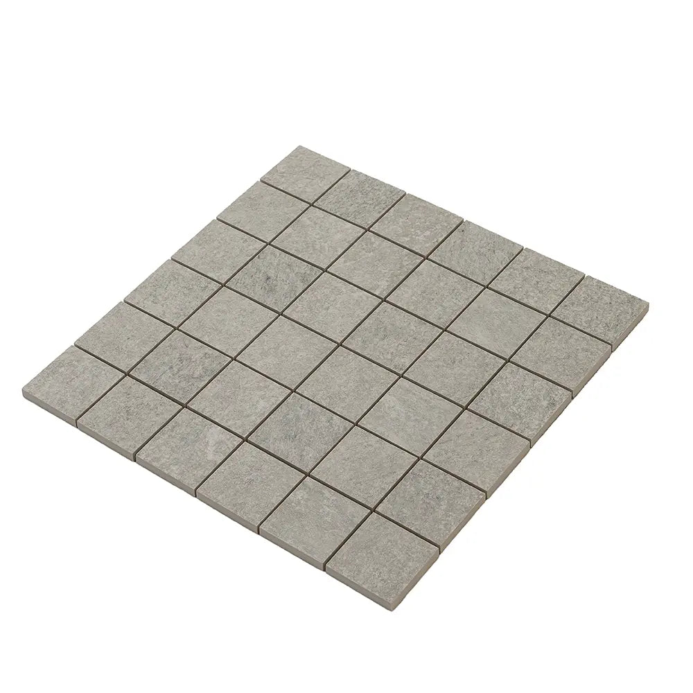 Lithia Gray Quartzite Look Porcelain Mosaic Tile